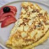 Omelette with mozzarella