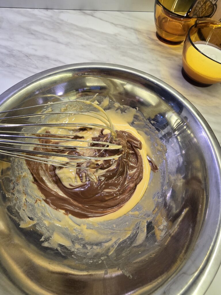 Milk chocolate mousse