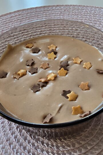 Milk chocolate mousse