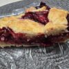 Pie with berries and sour cherries