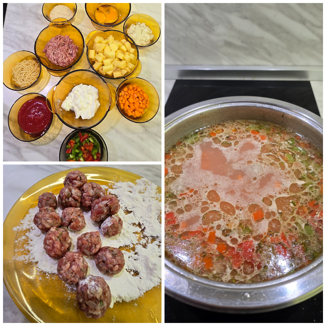 Meatballs soup 