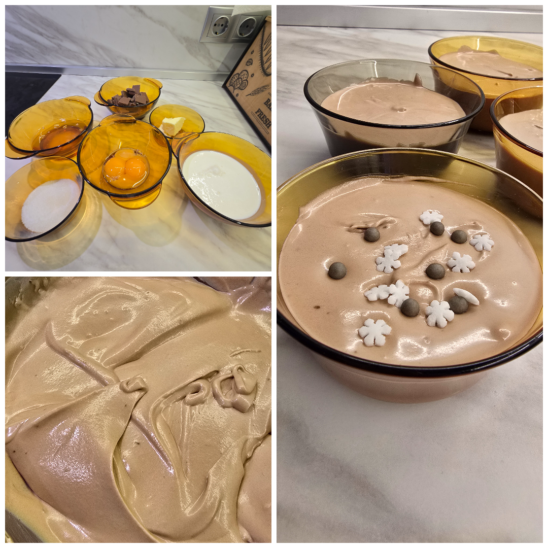 Milk chocolate mousse