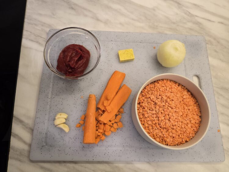 Red lentil soup