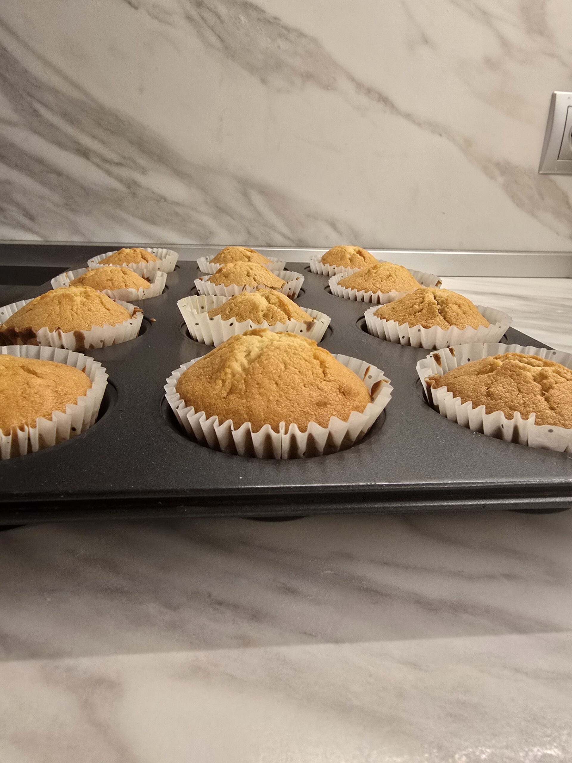 Sweet chocolate muffins