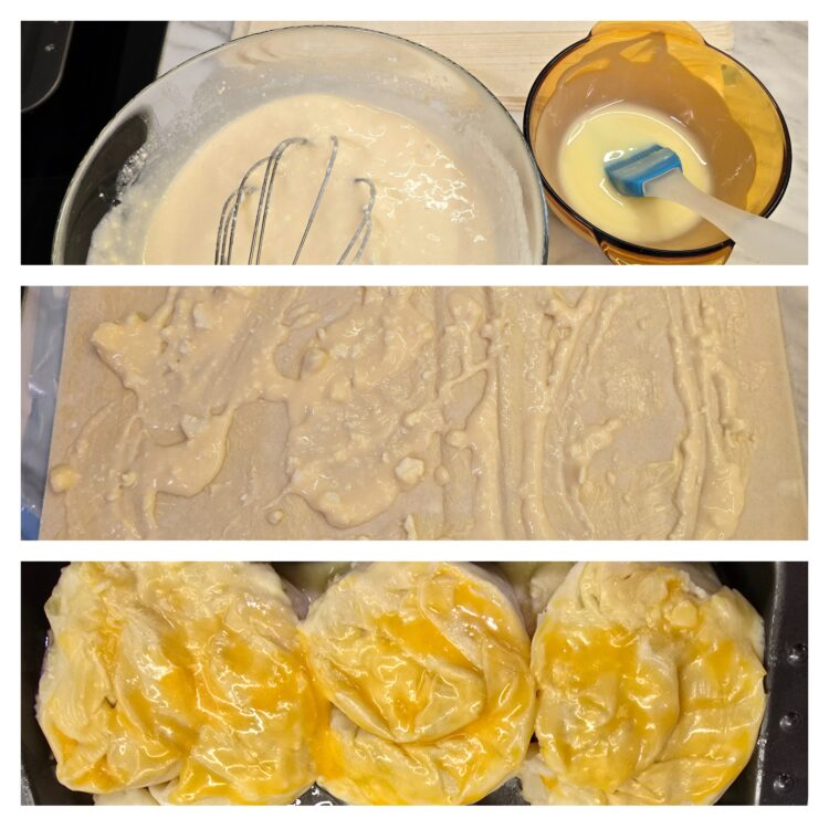 Banitsa with brined cheese