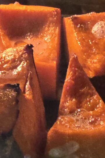 Easybaked pumpkin with sugar