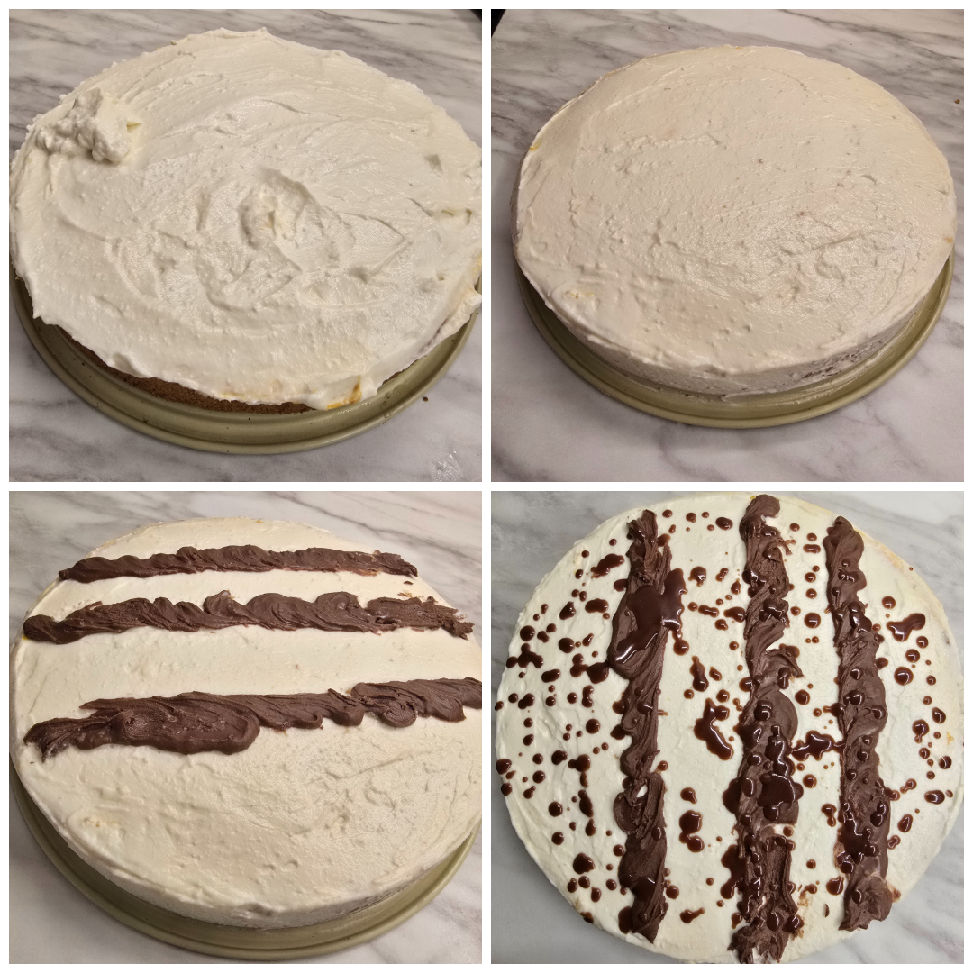 Mascarpone and apricots cake