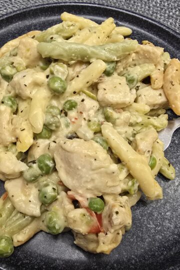 Fantastic fusilli pasta with chicken
