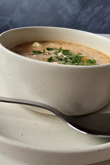 Tasty and easy pork soup