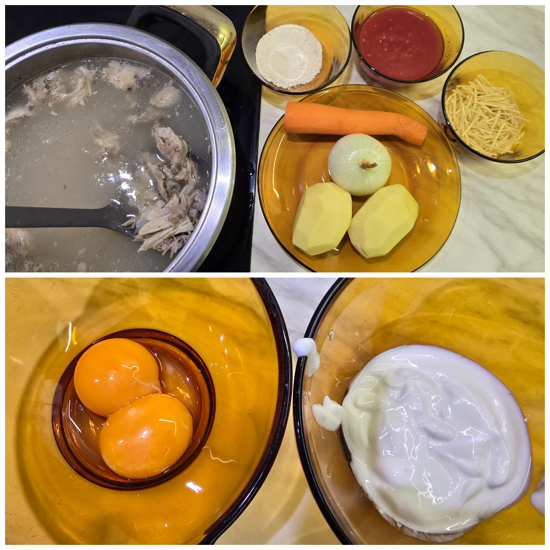 Tasty and easy pork soup