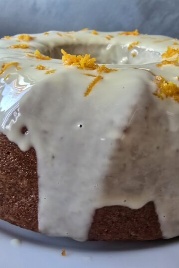 Orange Bundt cake