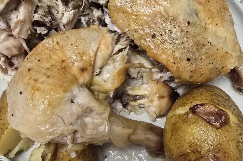 Best Crispy and Easy Salt-Baked Whole Chicken