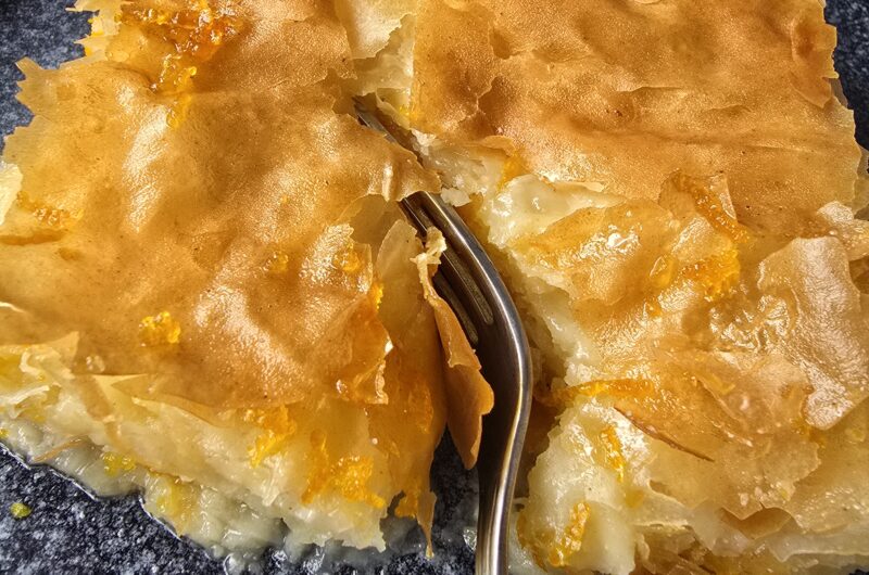 The Best Traditional Galaktoboureko Recipe – Greek Custard Pie (Video)