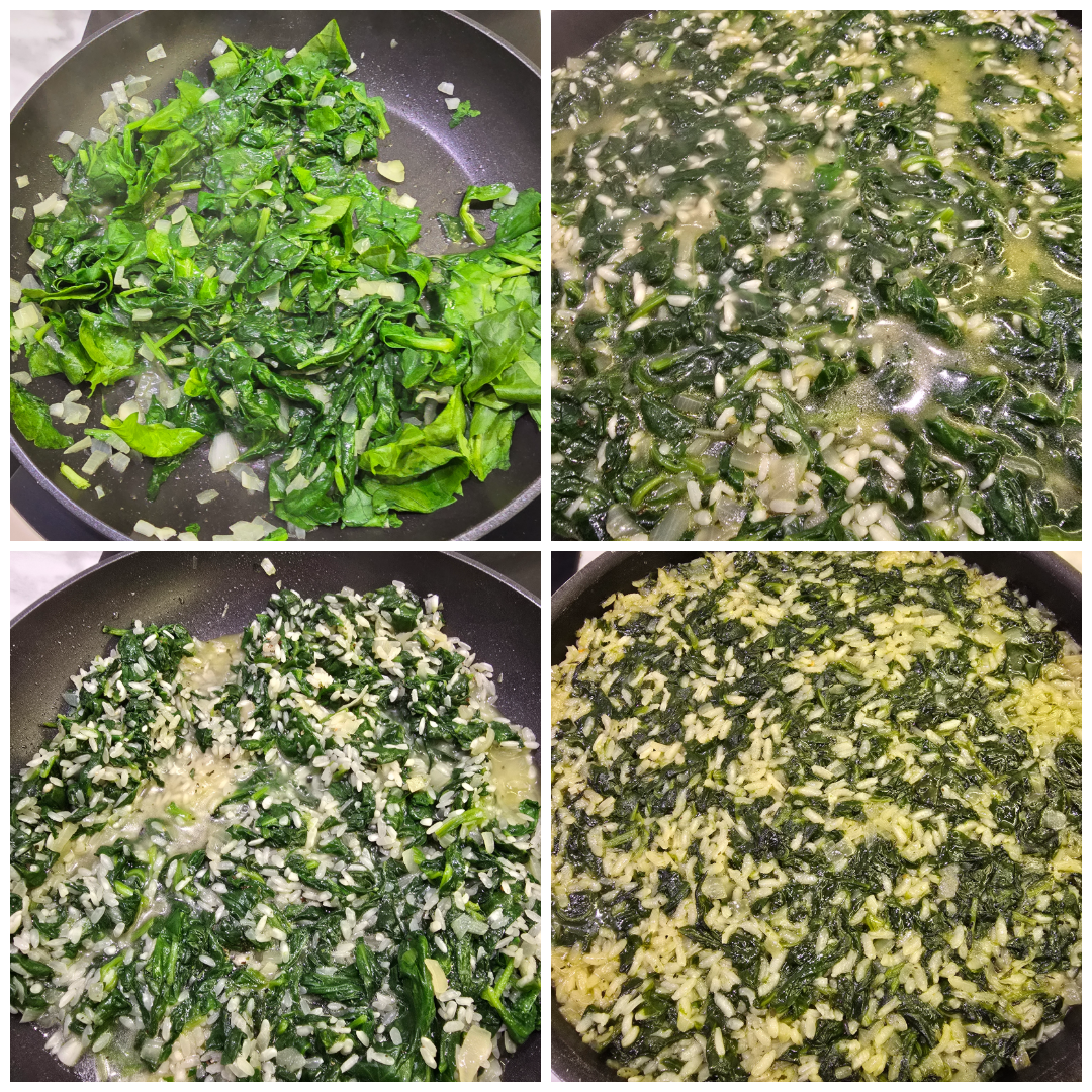 Spinach with cheese