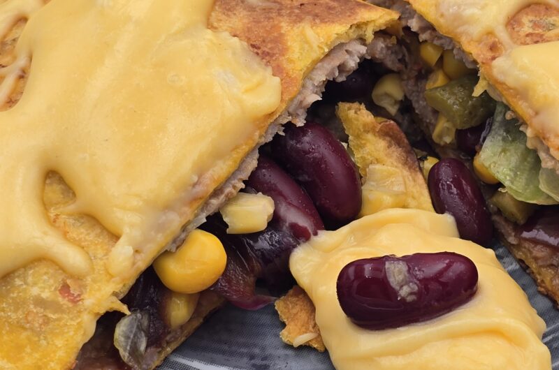 Easy and Cheesy Beef Tortilla with Caramelized Red Onion (Video)