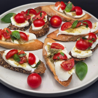 ✨ Summer bites, Italian style! 😋
Crispy baguette, creamy mozzarella, fragrant basil pesto, and juicy cherry tomatoes – these bruschetta with mozzarella, pesto, and cherry tomatoes are the perfect match for a chilled glass of rosé or white wine. 🥂
Fresh, colorful, and ready in under 20 minutes. Who’s hungry? 😋🍅 Pro tip: Garnish with fresh basil for that irresistible aroma! 🌿📌 Get the full recipe here: myyummymeals.cooking/amazing-bruschetta-with-mozzarella-pesto-and-cherry-tomatoes-video#bruschetta #italianfood #mozzarella #pesto #summerrecipes #appetizer #winepairing #easyrecipes #homemadefood #foodie #foodphotography #myyummymeals