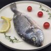 Baked bream in sea salt