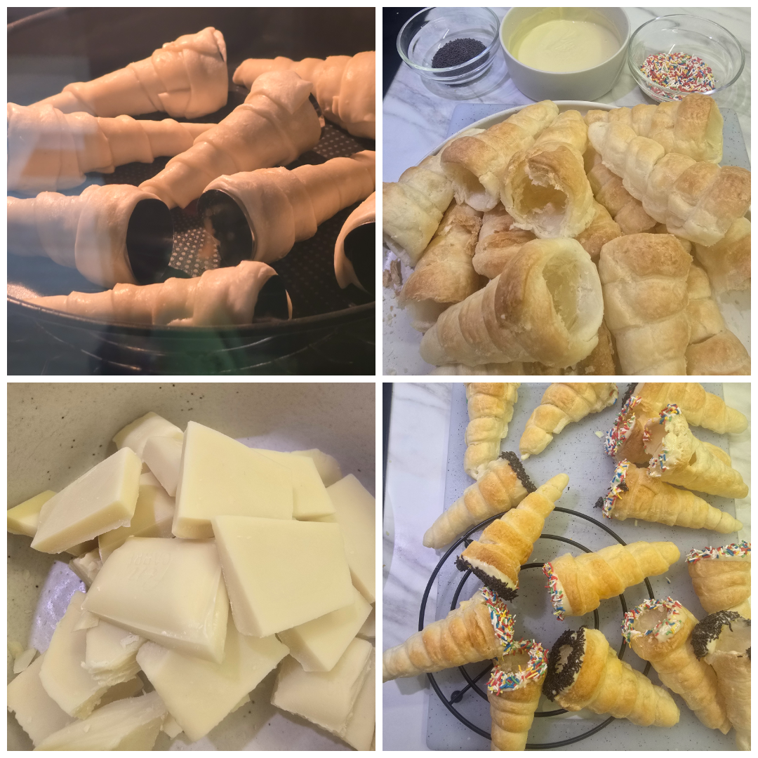 Cannoli with ricotta