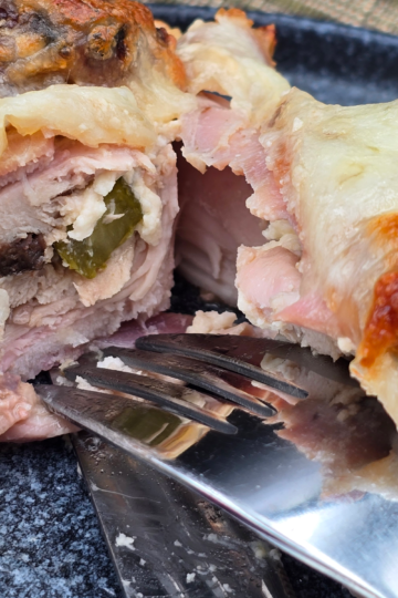 Chicken rolls with cream cheese