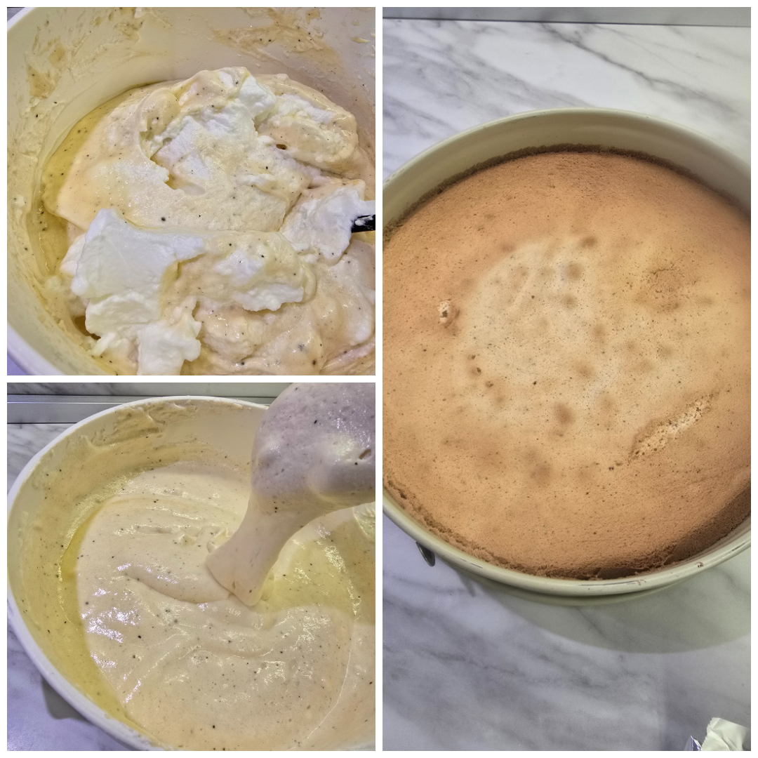 Cake with figs and salted caramel