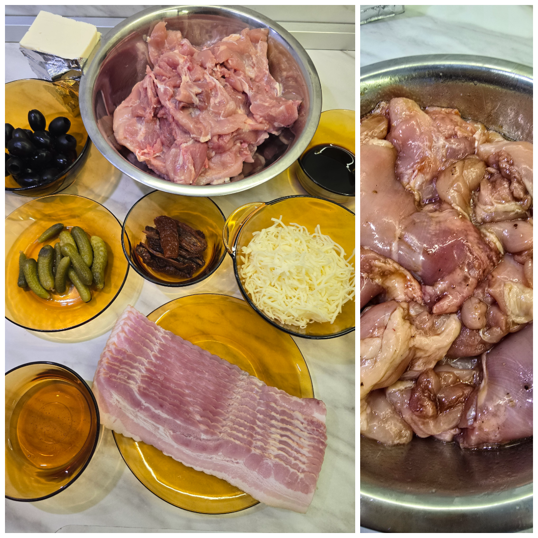 Chicken rolls with cream cheese