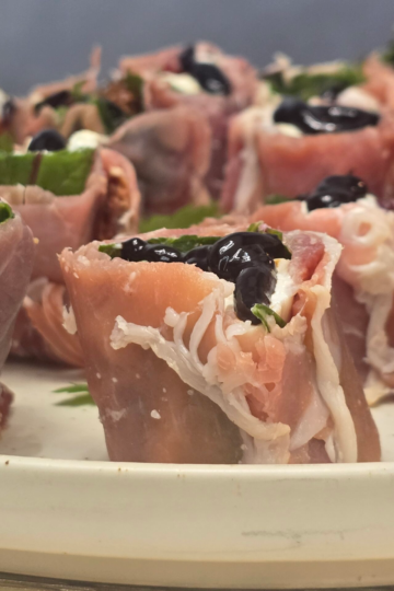 Prosciutto with burattta