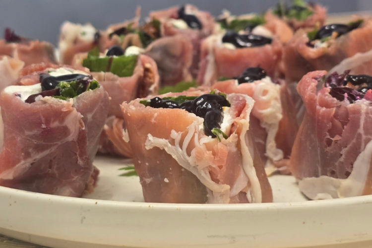Prosciutto with burattta
